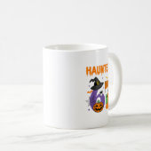 Mug Haunted By 67 - Funny Six Sept Mème 6 7 Halloween (Devant droit)