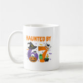Mug Haunted By 67 - Funny Six Sept Mème 6 7 Halloween (Gauche)