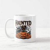 Mug Haunted By 67 Ghosts And Pumpkins (Gauche)