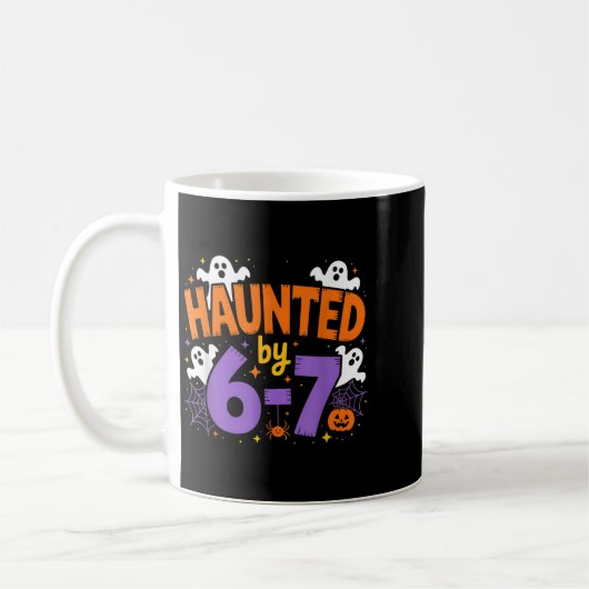 Mug Haunted By 6-7 Halloween Ghosts And Sders Design (Gauche)