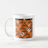 Mug Haunted Halloween Citrouille Patch Ghosts (Gauche)