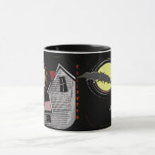 Mug Haunted House Pleine lune et chauve-souris (Centre)