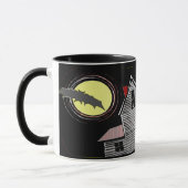 Mug Haunted House Pleine lune et chauve-souris (Gauche)