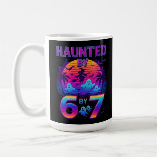Mug Haunted par 67 Funny Halloween Meme (Gauche)