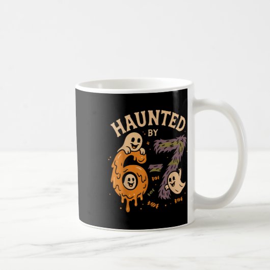 Mug Haunted Six Seven 6 7 Meme 67 Skeleton Hand Hallow (Droite)