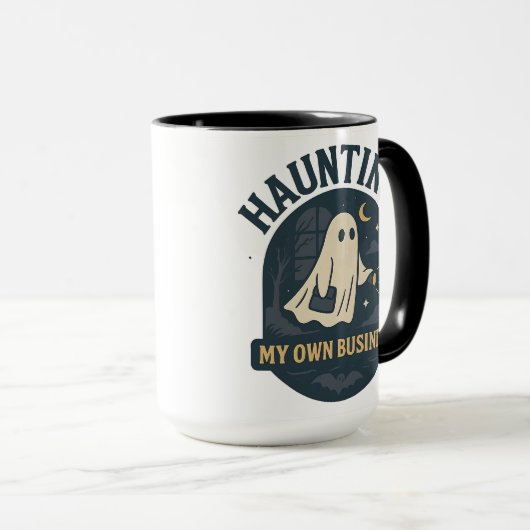 Mug Haunting My Own Business | Halloween (Devant droit)