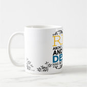 Mug Hausse au-dessus des défis de la vie (Gauche)