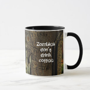 Mug Hausse de la boule à main Zombie