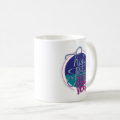 Mug Haut de gamme Good Vibes (Devant droit)