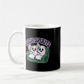 Mug Haut Esprits Drôle Fantôme Mauvaise herbe Hallowee (Gauche)