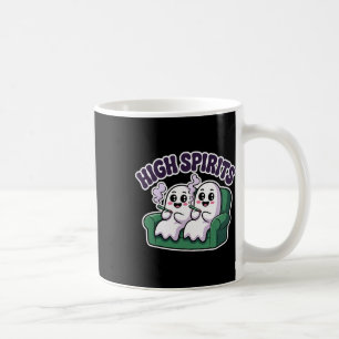 Mug Haut Esprits Drôle Fantôme Mauvaise herbe Hallowee