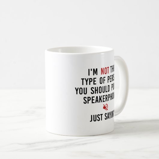 Mug Haut-parleur (Devant droit)