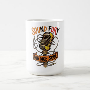 Mug Haut-parleur Fury Vintage Âme Microphone Graphique