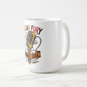 Mug Haut-parleur Fury Vintage Âme Microphone Graphique (Devant droit)