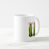 Mug Haut talons verts avec Sucres de canne (Devant droit)