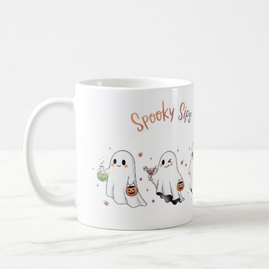Mug Hautbois d'Halloween (Gauche)