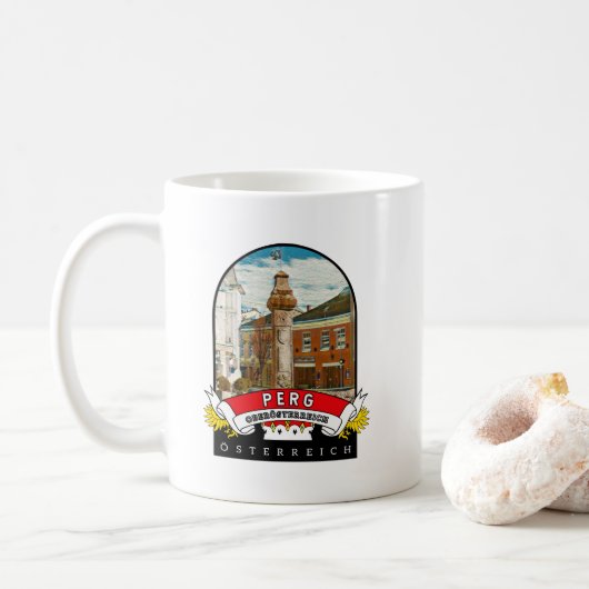 Mug Haute-Autriche Souvenir (Avec donut)