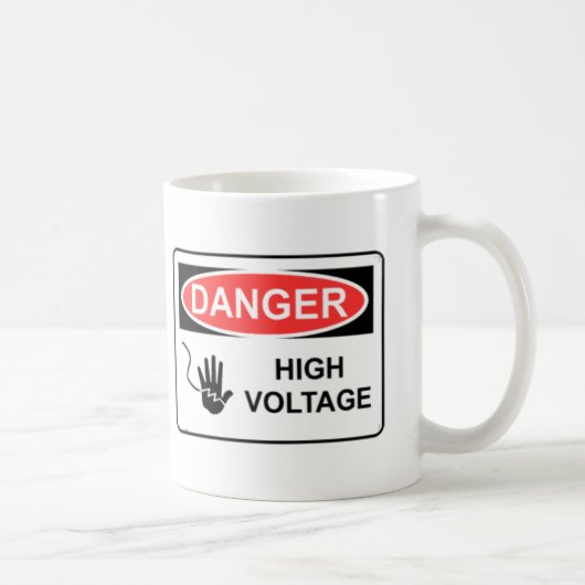MUG HAUTE TENSION DE DANGER (Droite)