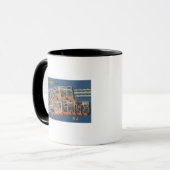 Mug Hauteurs balnéaires, New Jersey - Grosse scène (Devant gauche)