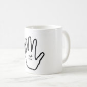 Mug Hauts cinq ! (Devant droit)