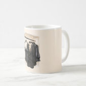 Mug Hauts corset noir du placard crème (Devant droit)