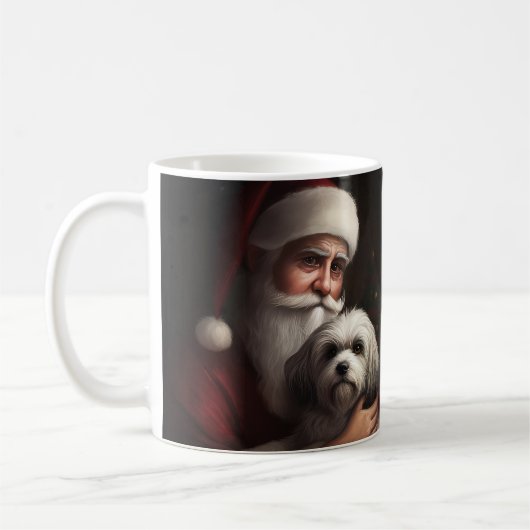 Mug Havanais avec Noël Festif du Père Noël (Gauche)