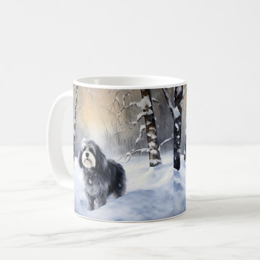 Mug Havanais laissez-le neiger Noël (Devant gauche)