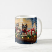 Mug Havanese Christmas Boat Holiday (Devant droit)