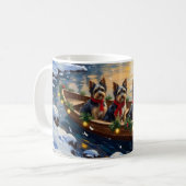 Mug Havanese Christmas Boat Holiday (Devant gauche)