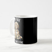 Mug Havanese Christmas I'm Fine Everything Is Fine (Devant gauche)