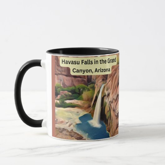 Mug Havasu Falls est une cascade magnifique située à l (Gauche)