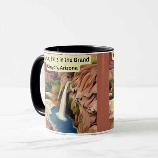 Mug Havasu Falls est une cascade magnifique située à l (Devant gauche)