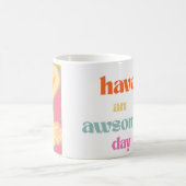 Mug have a awsome day taza de conejo feliz (Centre)