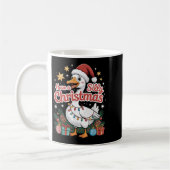 Mug Have A Silly Christmas Funny Goose Santa Hat Light (Gauche)