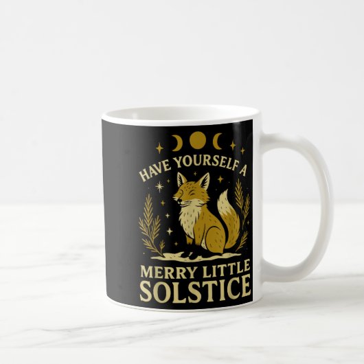 Mug Have Yourself A Merry Little Solstice Fox Mystic (Droite)