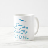 Mug Haverdal Halland Pays Suède Plage Vacances (Devant droit)