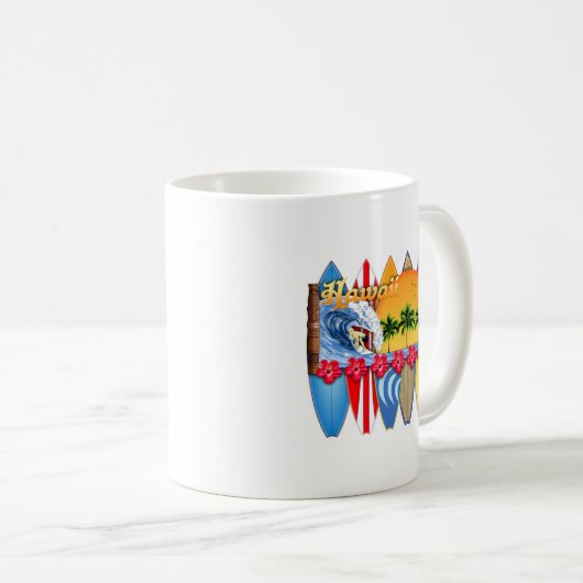 Mug Hawaï Surf (Devant droit)