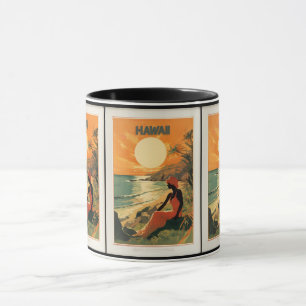 Mug Hawaï vintage : Voyage tropical
