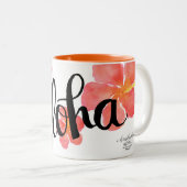 Mug Hawaïen Aloha Hibiscus (Devant droit)