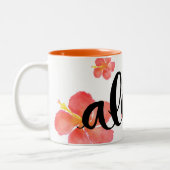 Mug Hawaïen Aloha Hibiscus (Gauche)