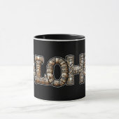 Mug Hawaïen Polynésien Aloha Bambou Look (Centre)