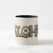 Mug Hawaïen Polynésien Aloha Bambou Look (Centre)