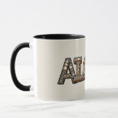 Mug Hawaïen Polynésien Aloha Bambou Look (Gauche)