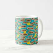 Mug Hawaii Beach Noms sur Blue (Devant droit)