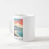 Mug Hawaii Beach Travel Vintage (Devant gauche)