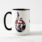 Mug Hawaii Honu Tribal Hook HIFlag (Gauche)