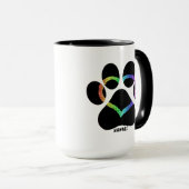 Mug Hawaii Kitty Love Rainbow (Devant droit)