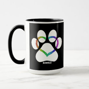 Mug Hawaii Kitty Love Rainbow