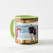 Mug Hawaii Oiseaux tropicaux Fleurs Photo Café (Devant gauche)