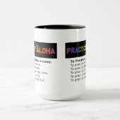 Mug Hawaii Pour Pratiquer Aloha Shaka (Hang lâche) Caf (Centre)